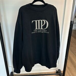 Taylor Swift TTPD crew neck sweatshirt